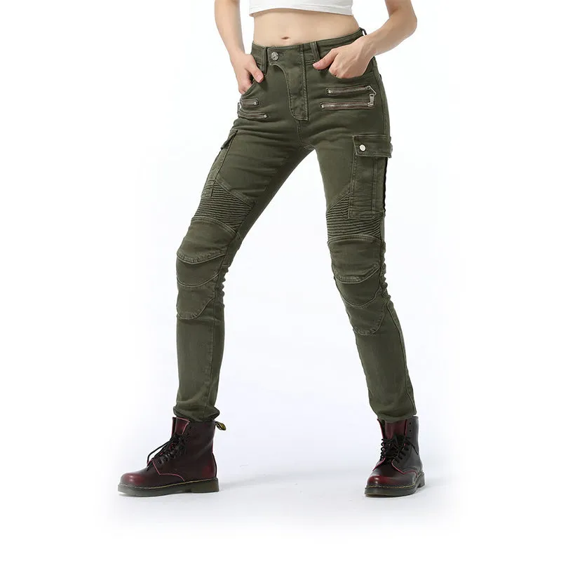 Fierce 4 Women Motorcycle Jeans with Armor Protector