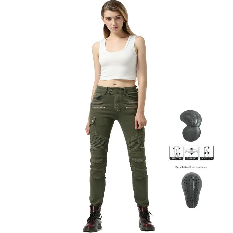 Fierce 4 Women Motorcycle Jeans with Armor Protector