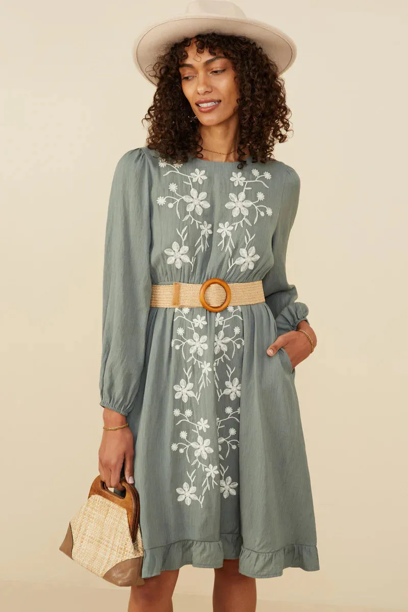 Floral Long Sleeve Dress
