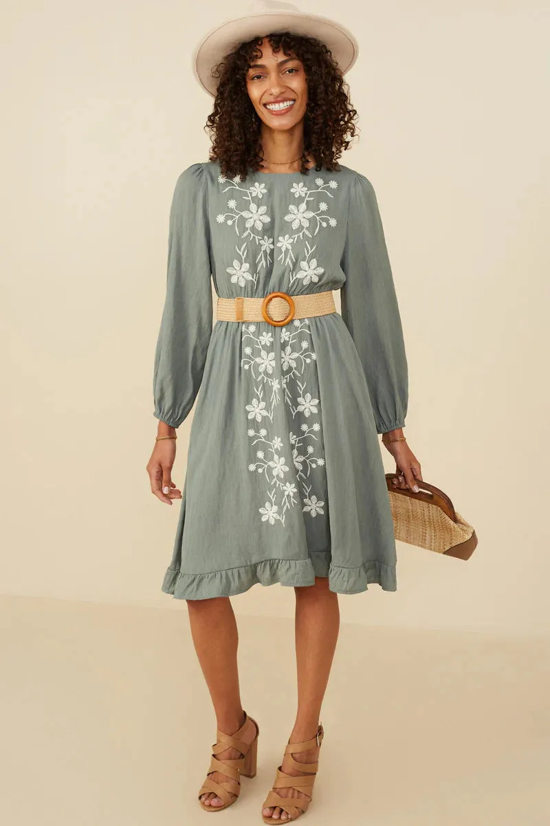 Floral Long Sleeve Dress