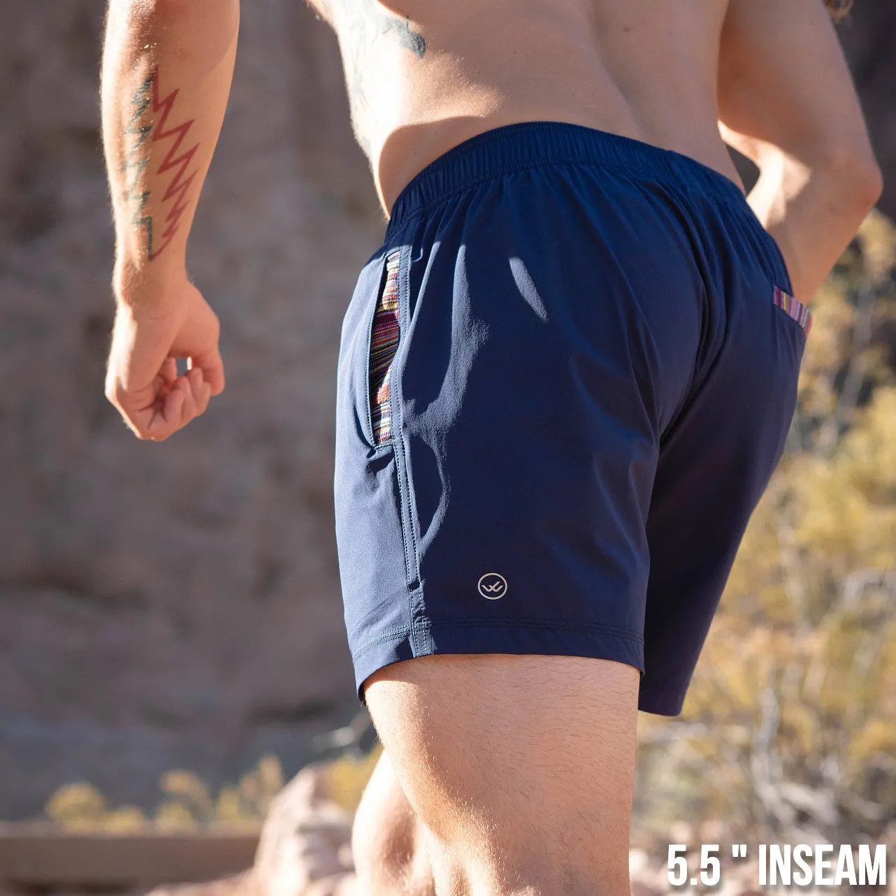 Flow Short (Athletic) - Adriatic 5.5" & 7"