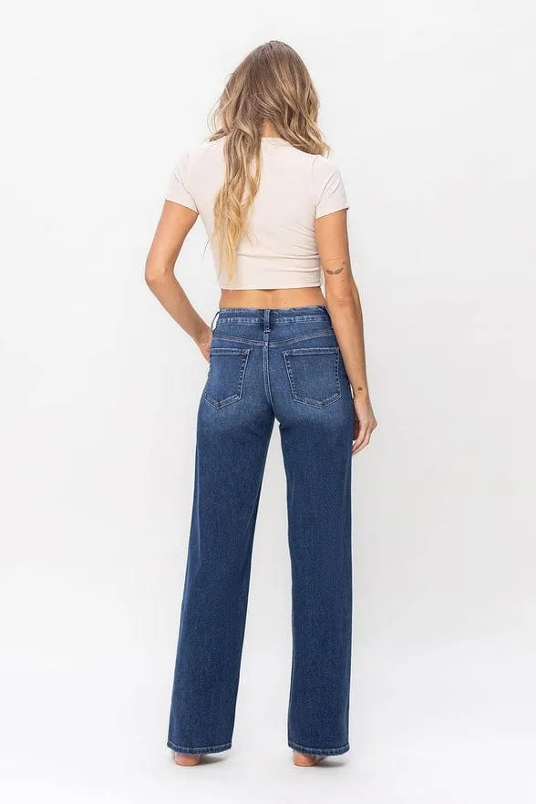 Flying Monkey High Rise Loose Fit Jeans