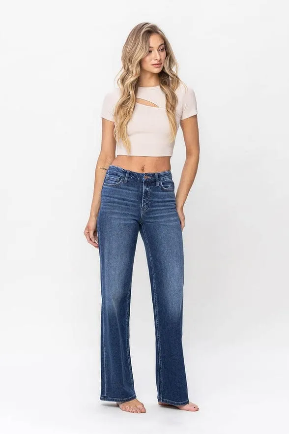 Flying Monkey High Rise Loose Fit Jeans