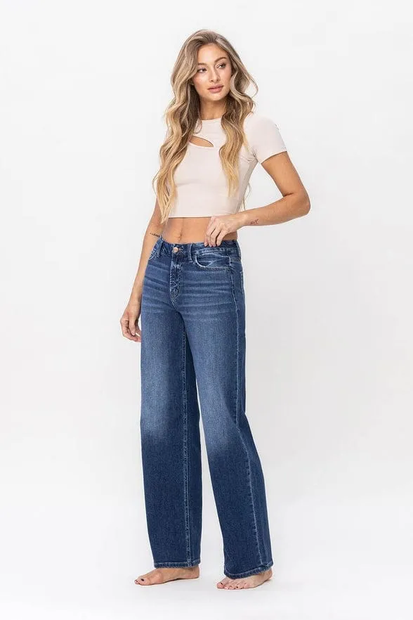 Flying Monkey High Rise Loose Fit Jeans