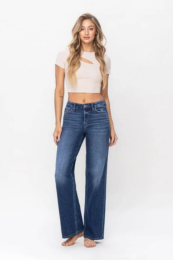 Flying Monkey High Rise Loose Fit Jeans