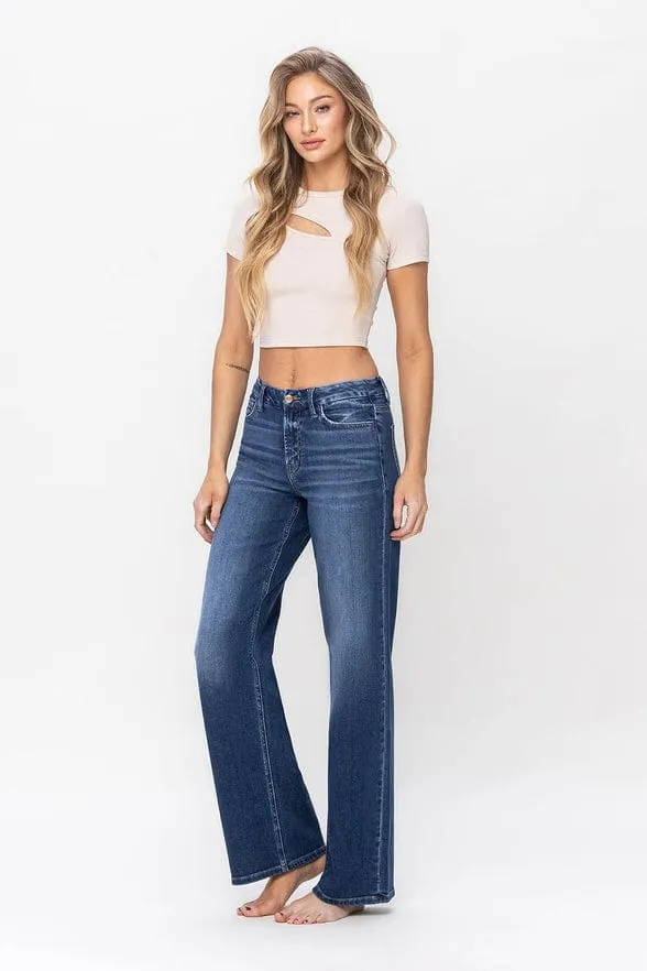 Flying Monkey High Rise Loose Fit Jeans