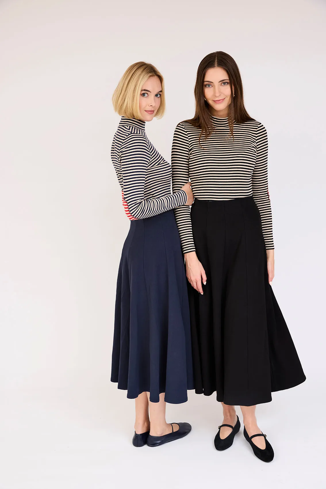 French Terry Panel Skirt