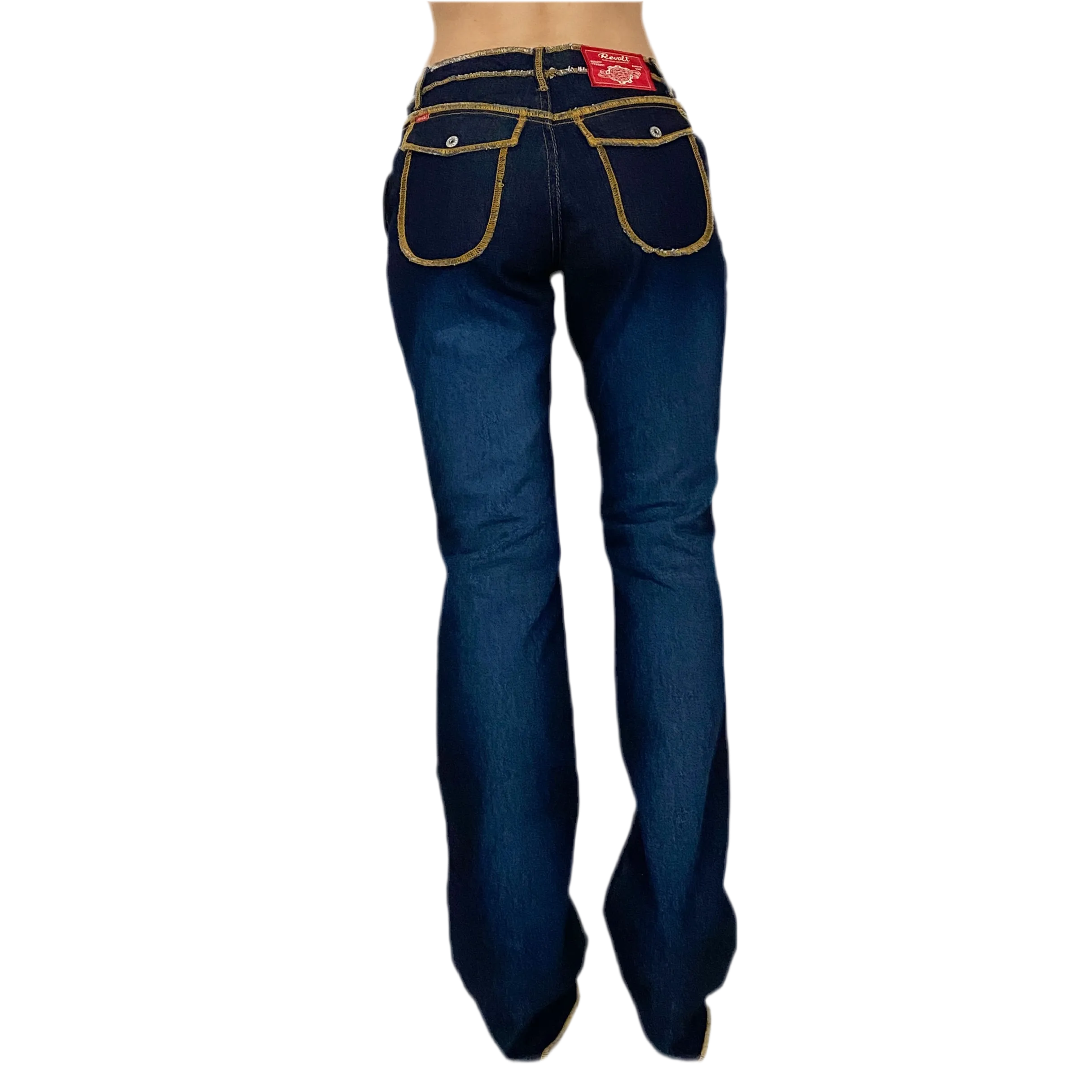 Funky Mid-Rise Jeans (S)