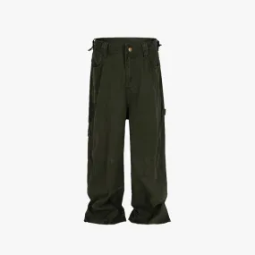 Green Classic Cargo Pants