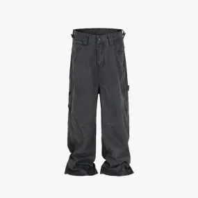 Grey Classic Cargo Pants