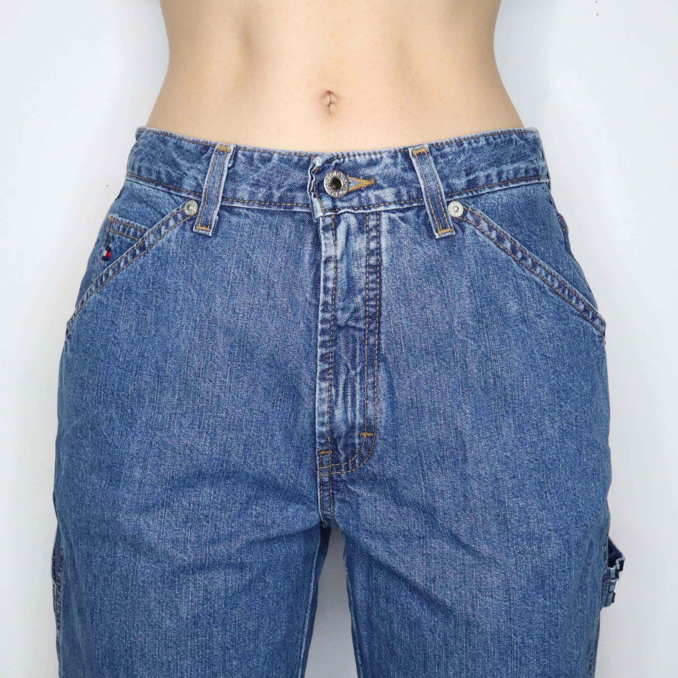 High Waisted Carpenter Jeans (Medium)