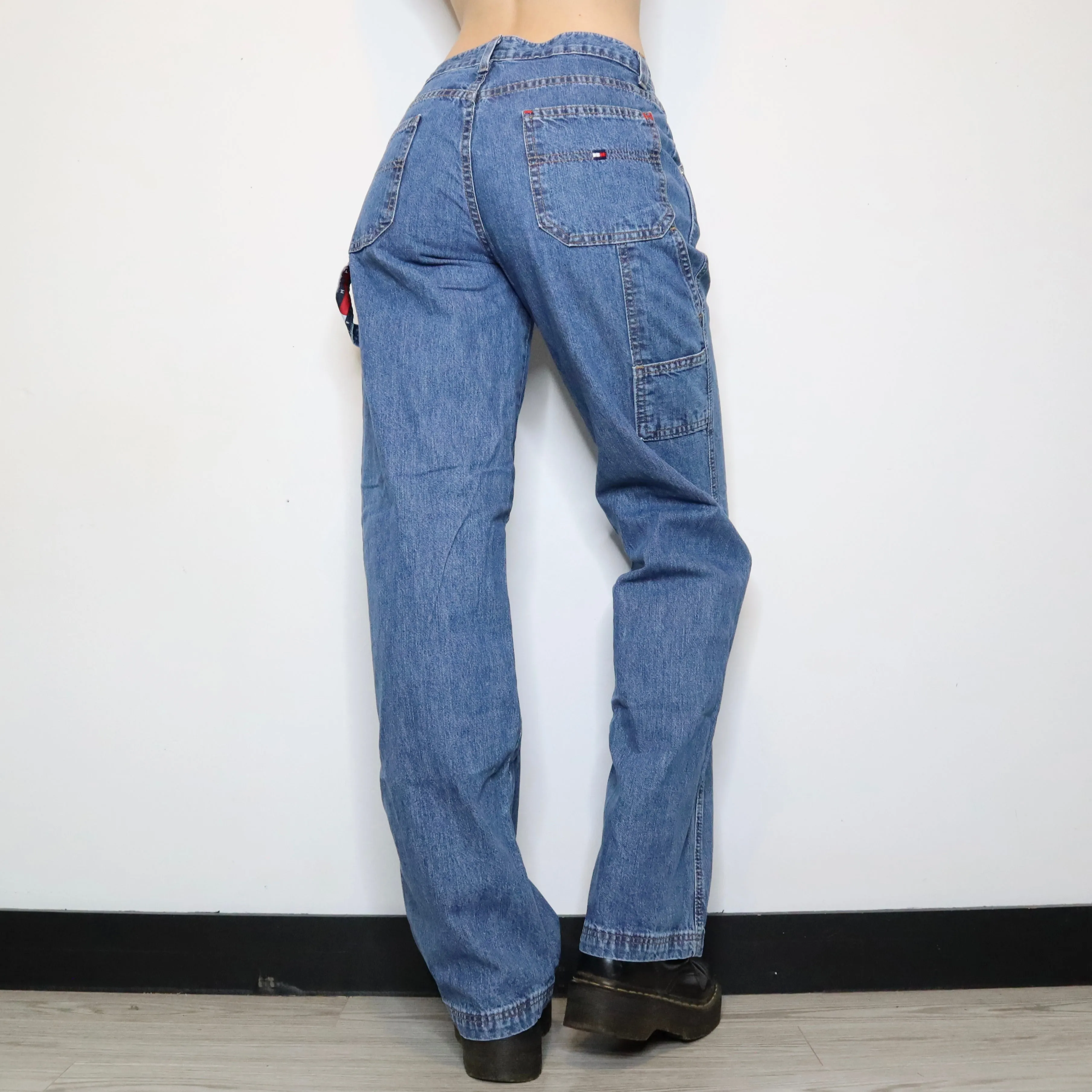 High Waisted Carpenter Jeans (Medium)