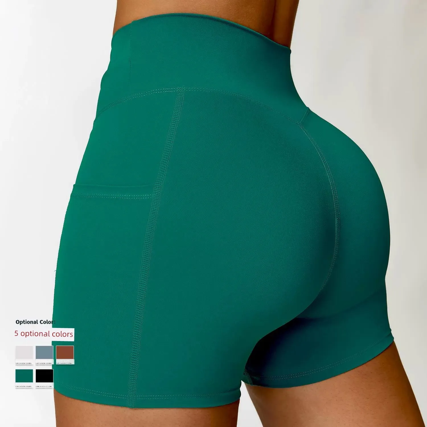 Icy High Waist Yoga Shorts