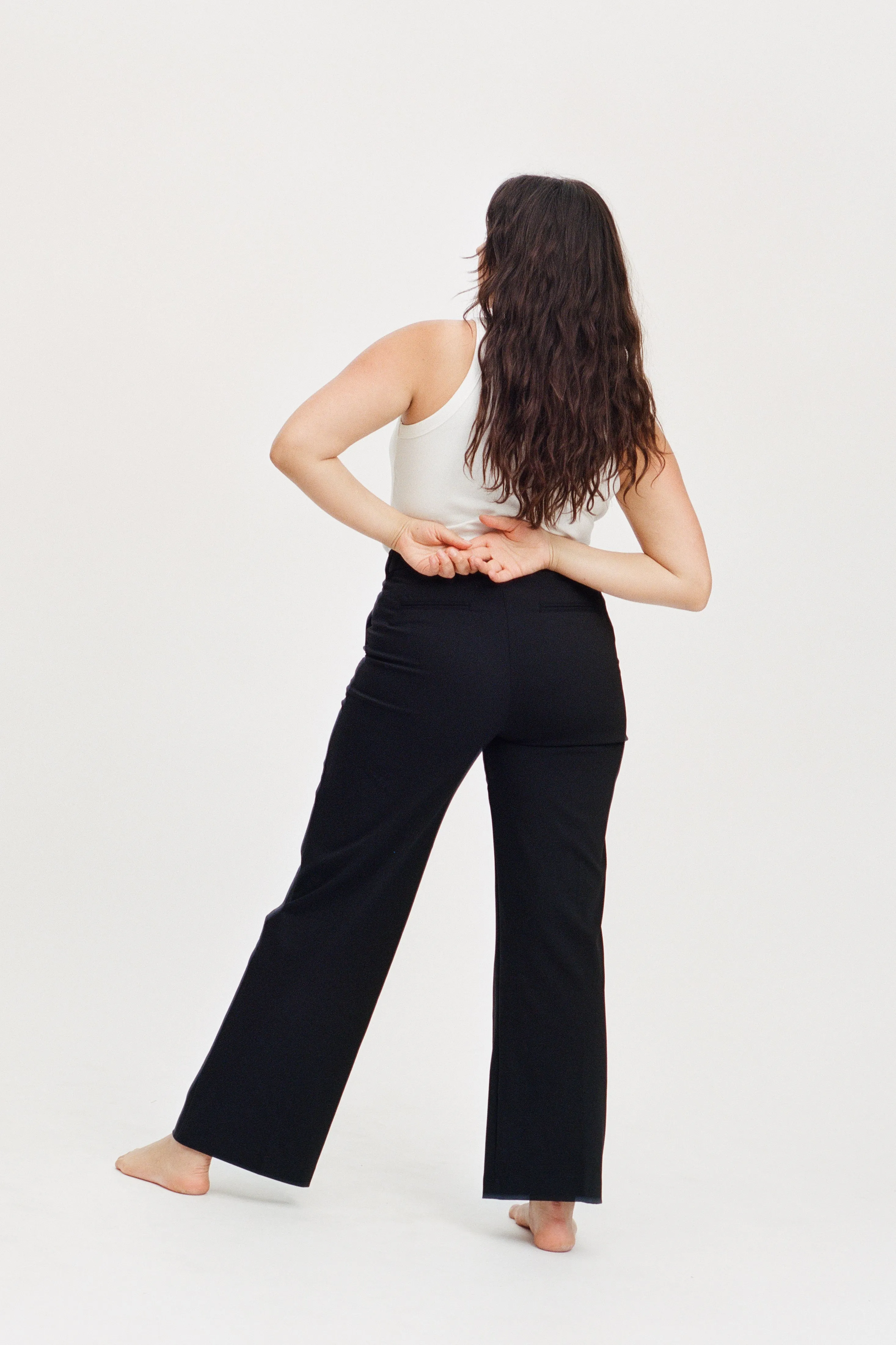 IVY-Alice Wide Pant - Black