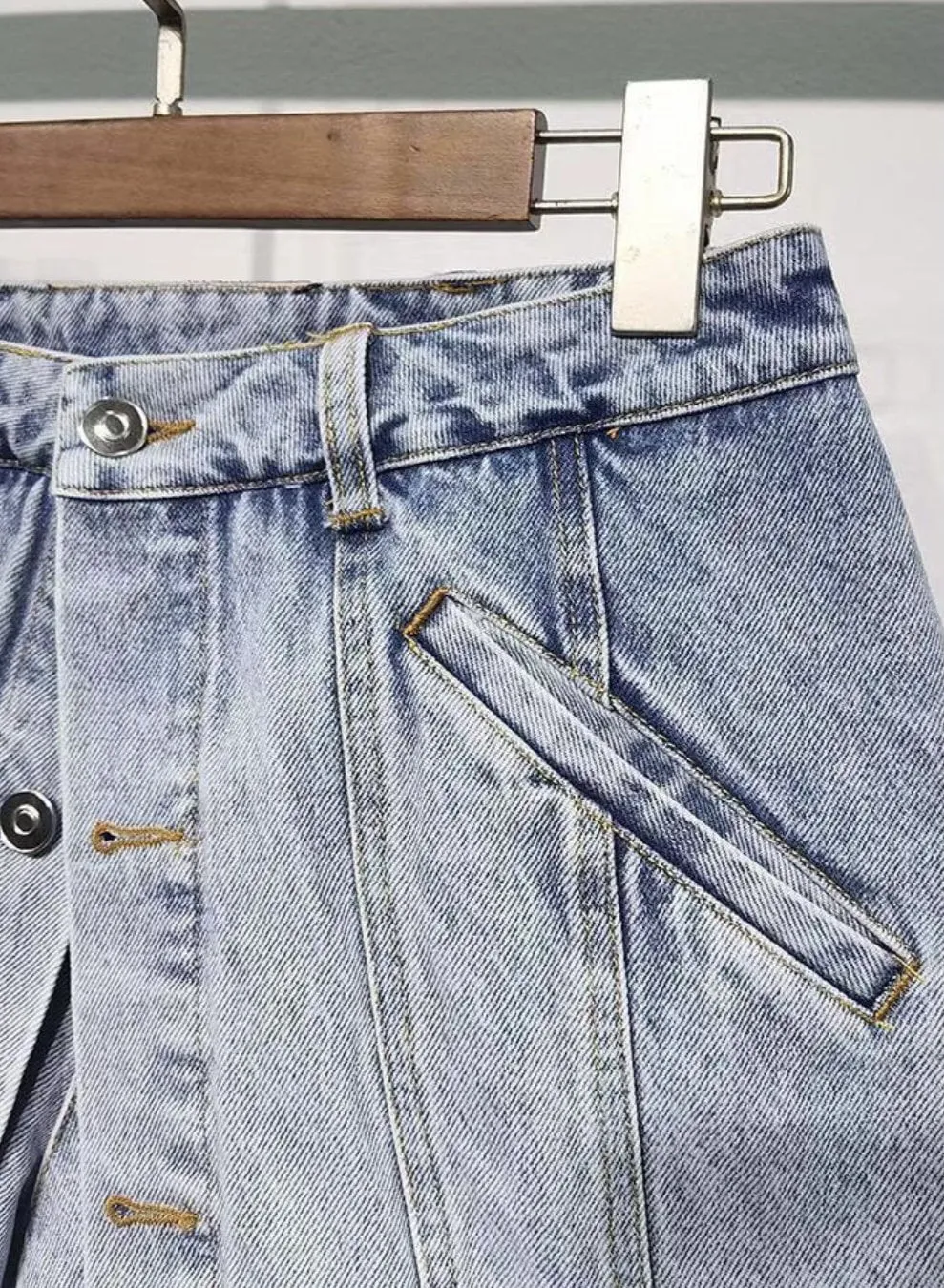 Jessica Bara April High Waisted Denim Shorts As Seen On Carolina Delgado