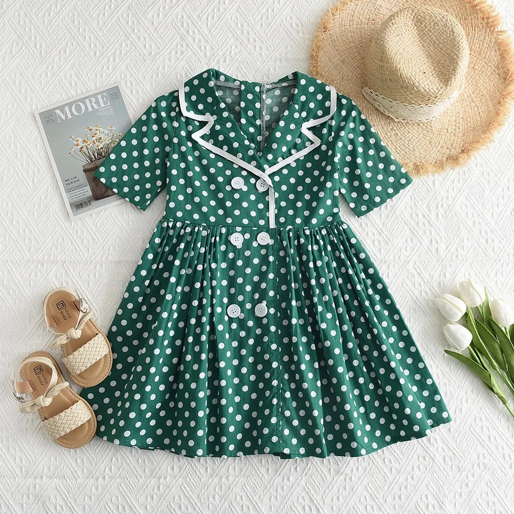 Kids Girls Floral Summer Fashion Dresses