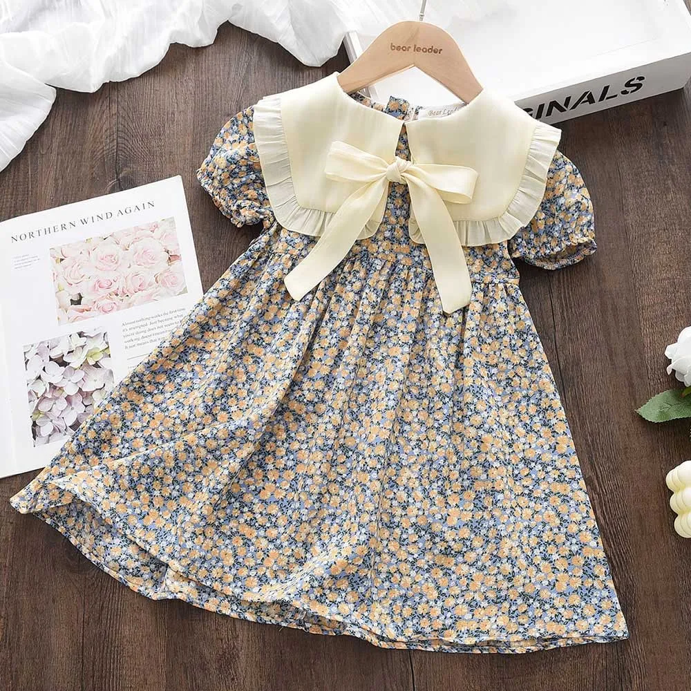 Kids Girls Floral Summer Fashion Dresses