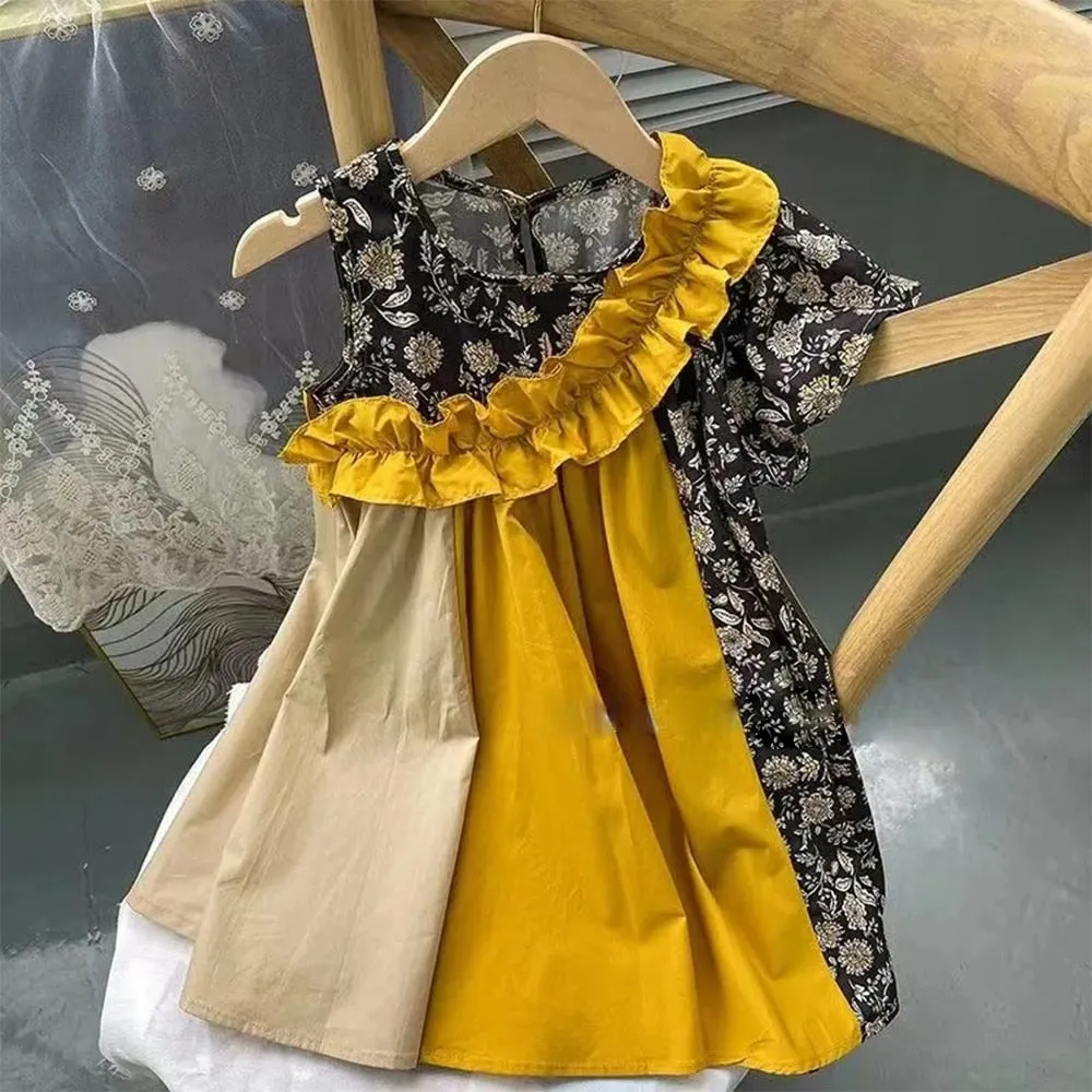 Kids Girls Floral Summer Fashion Dresses
