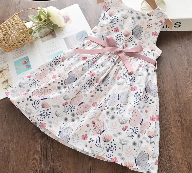 Kids Girls Floral Summer Fashion Dresses