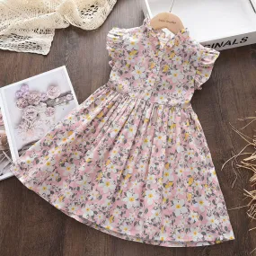 Kids Girls Floral Summer Fashion Dresses