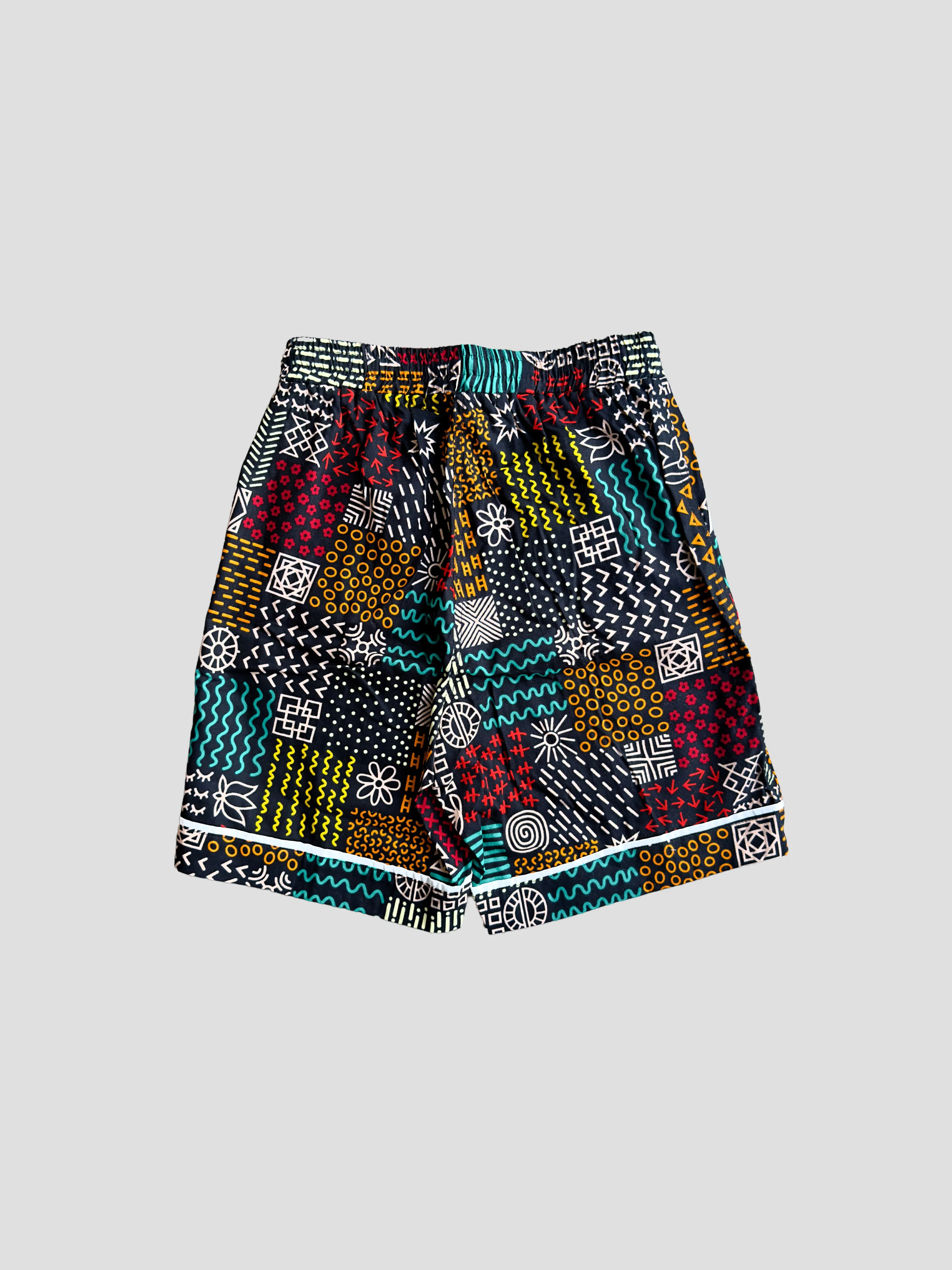 Kitenge Design Lounge Short Women Mudcloth Pattern