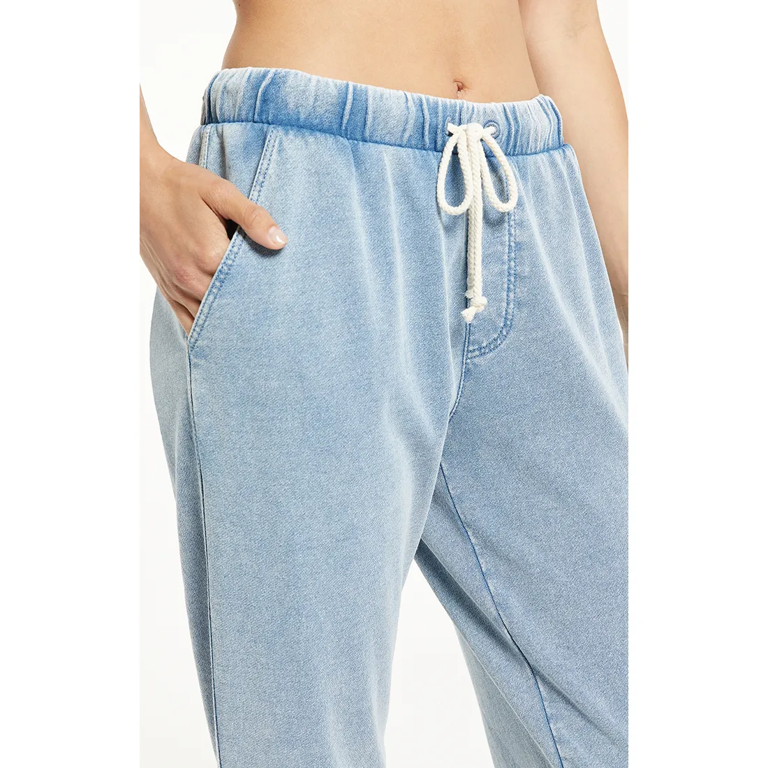 Knit Denim Jogger
