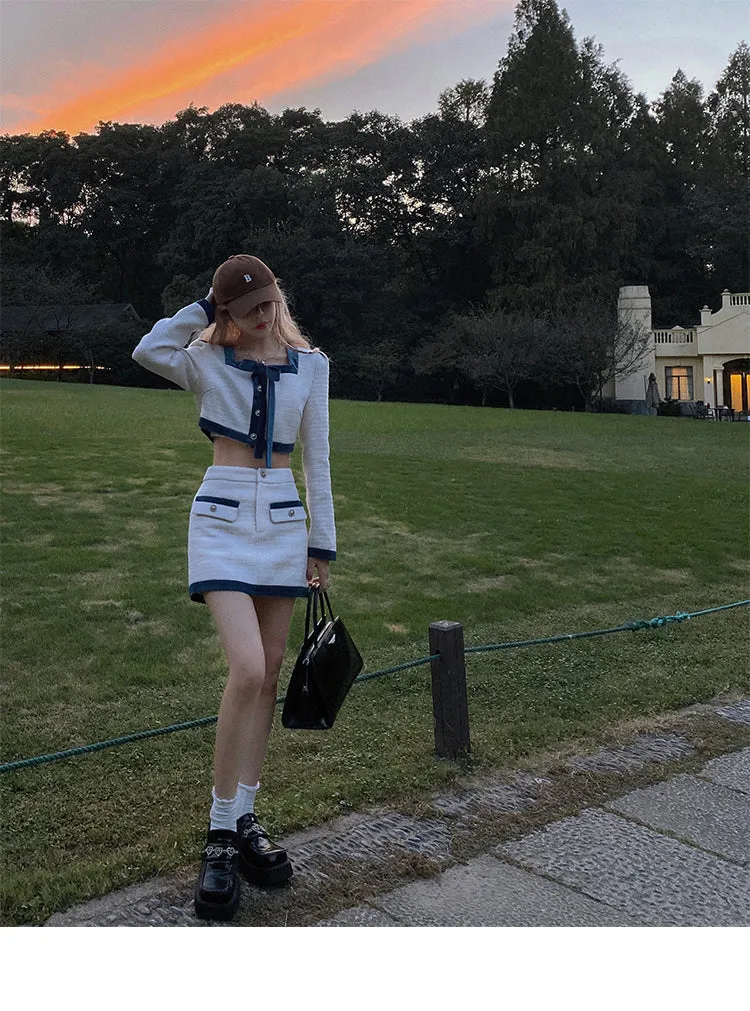 Korean Kawaii Mini Skirt Suit