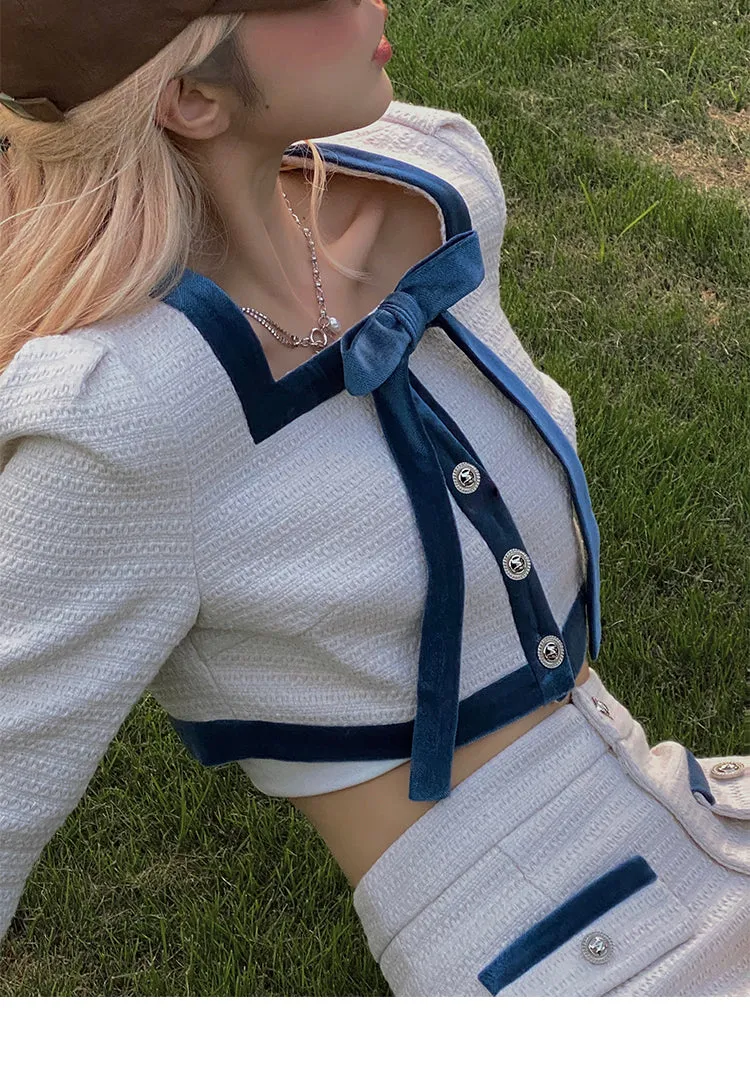 Korean Kawaii Mini Skirt Suit