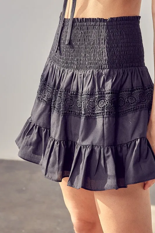 Lacey Mini Skirt