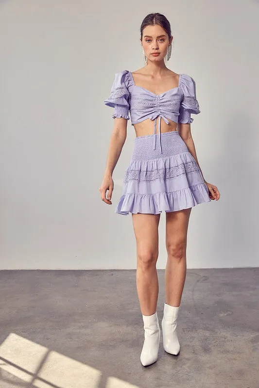 Lacey Mini Skirt