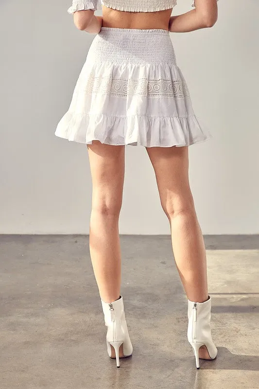 Lacey Mini Skirt