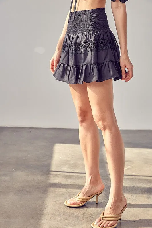 Lacey Mini Skirt