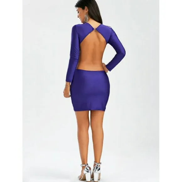 Last One Purple Bodycon Dress