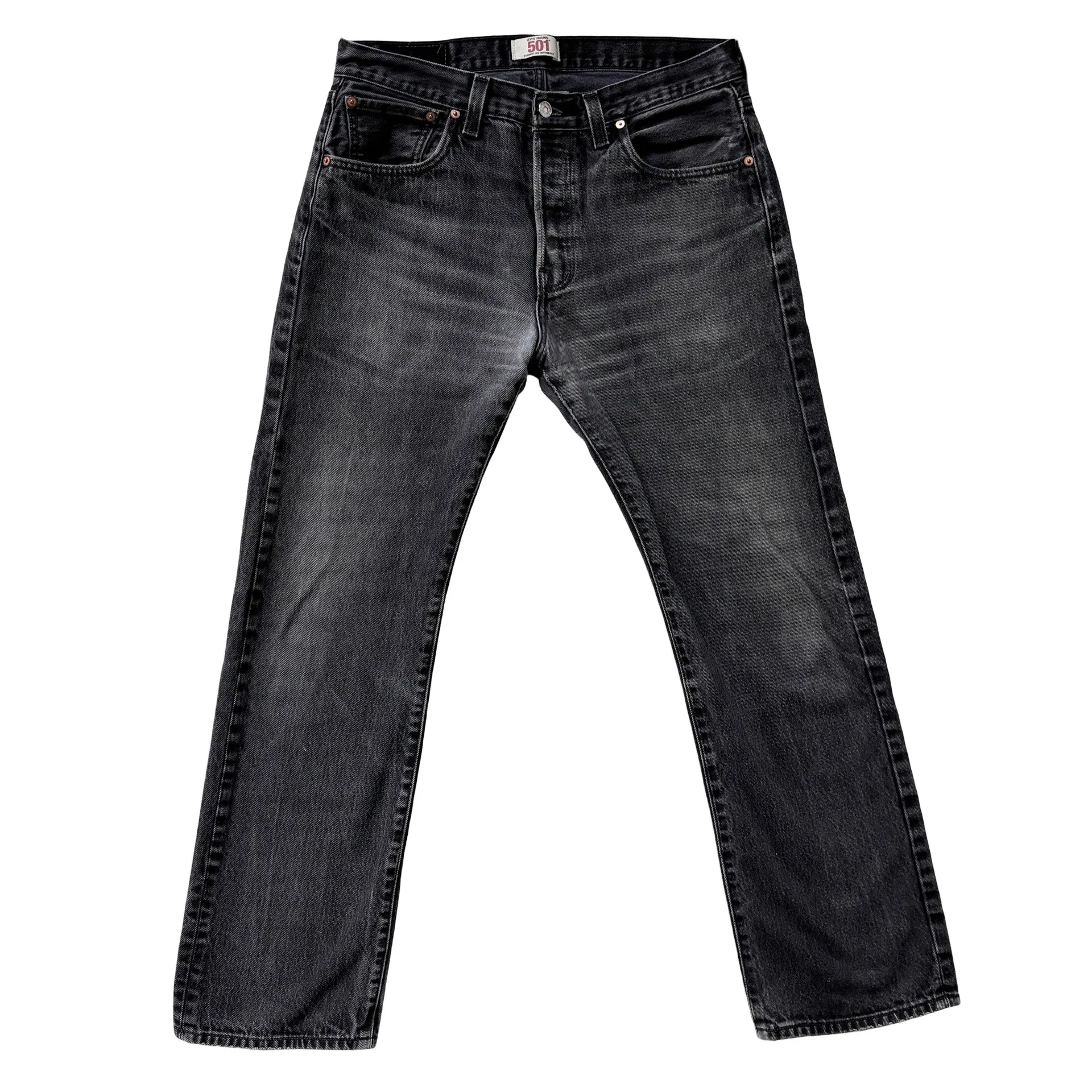 Levi’s Black Wash 501s (L)