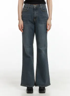 Loose Fit Bootcut Jeans CL412