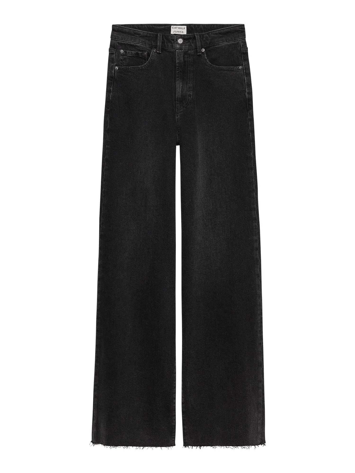 Loose Fit Jeans Washed Black