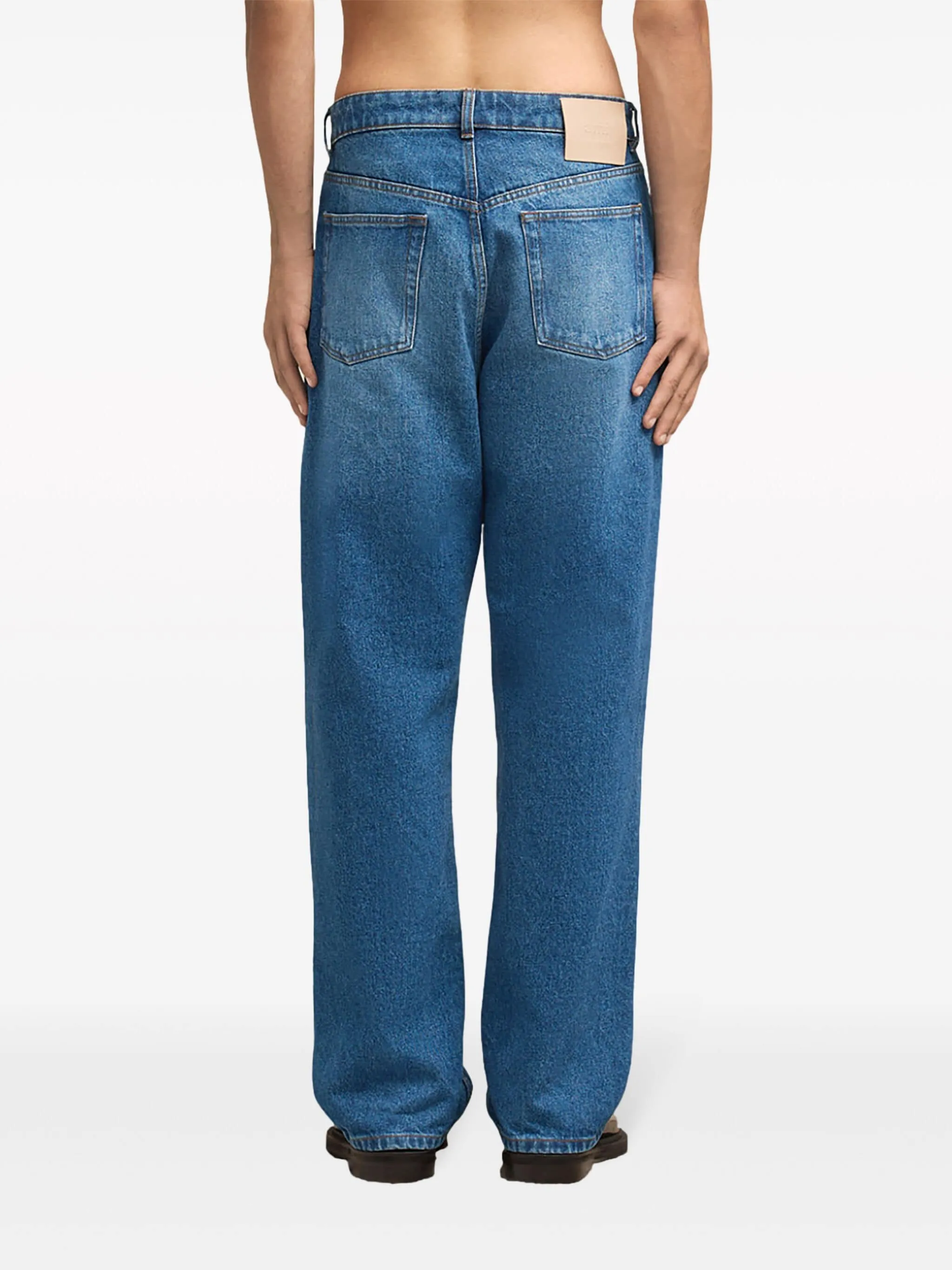 Loose-Fit Straight-Leg Jeans