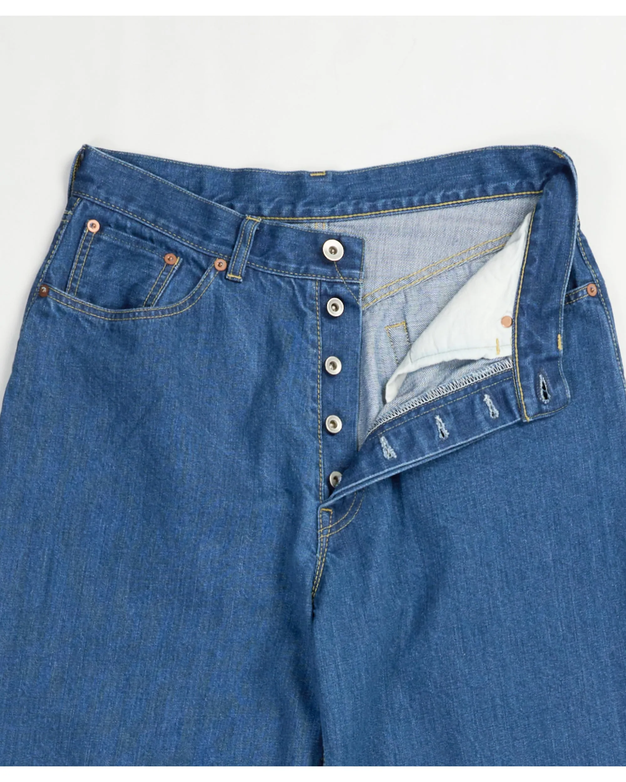 LOOSE STRAIGHT FIT JEANS INDIGO
