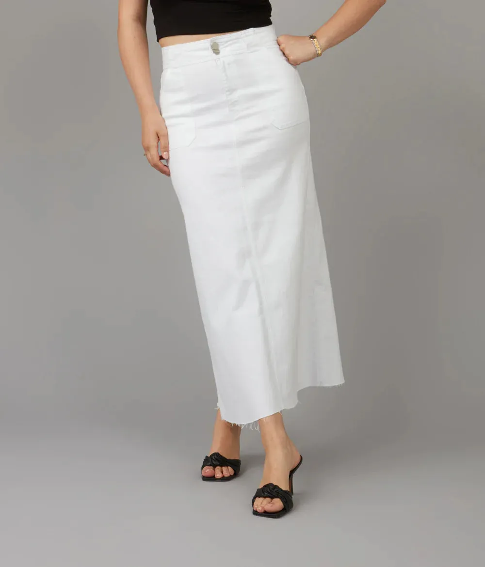 Madlyn Denim Maxi Skirt