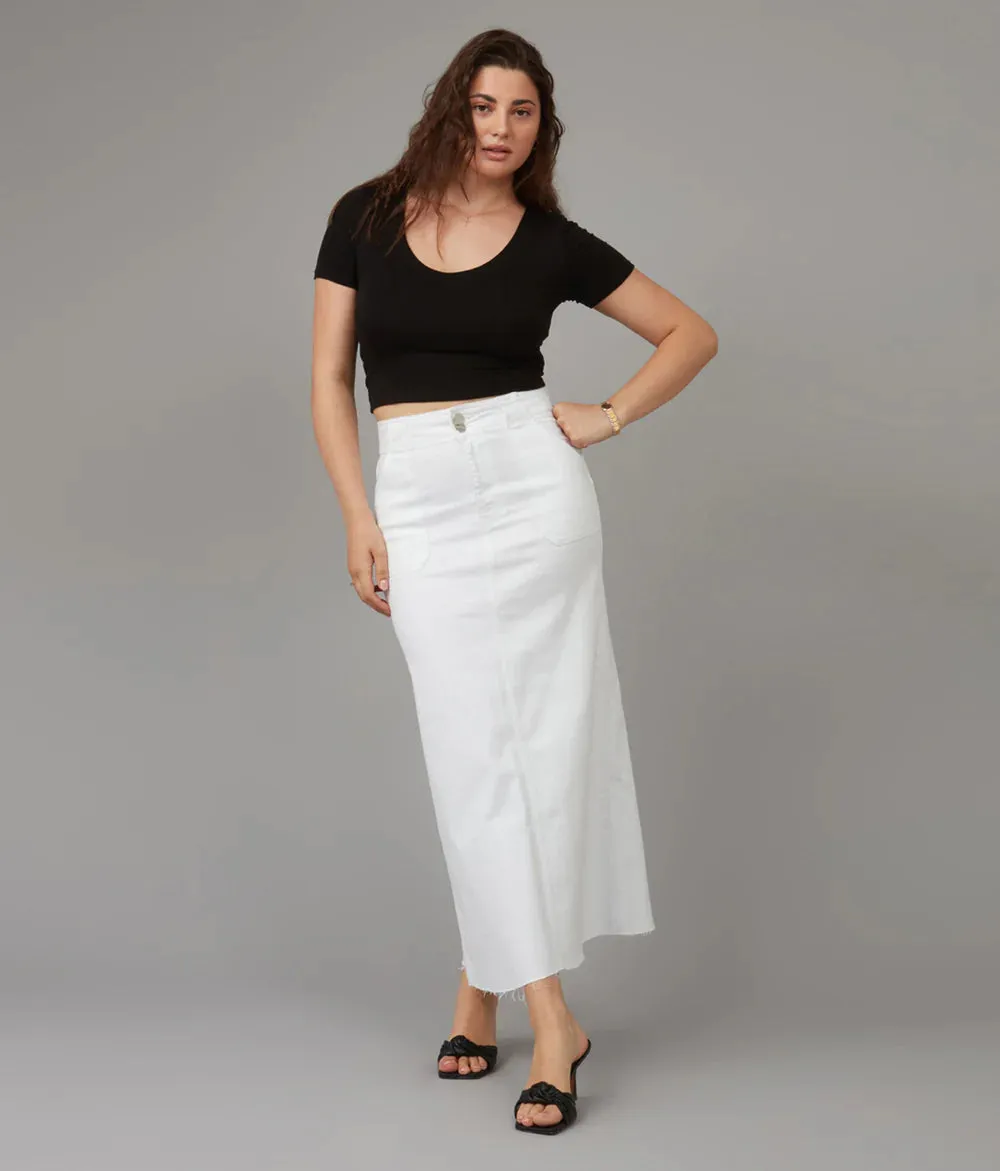 Madlyn Denim Maxi Skirt