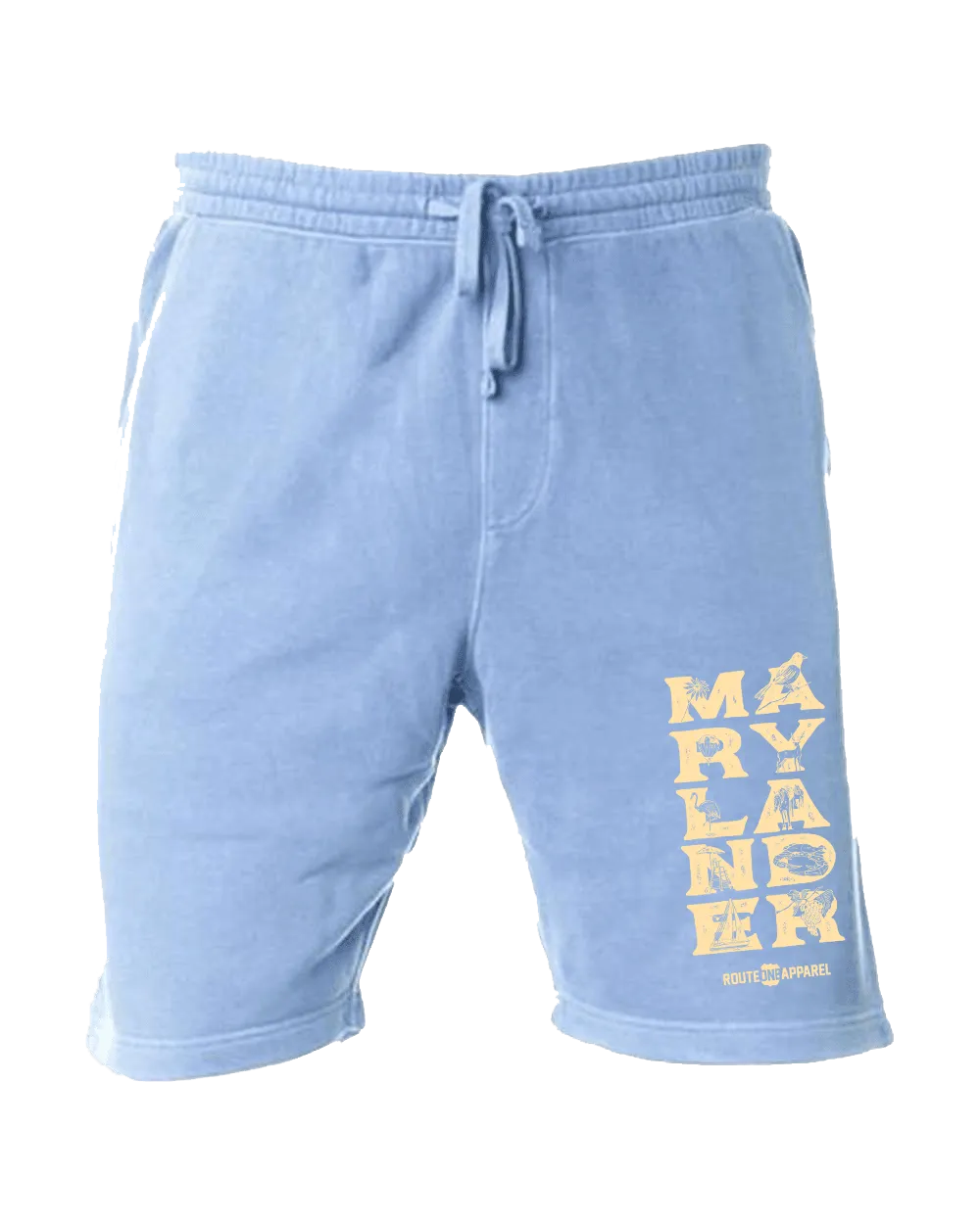 Marylander Stacked (Light Blue) / Sweatshorts