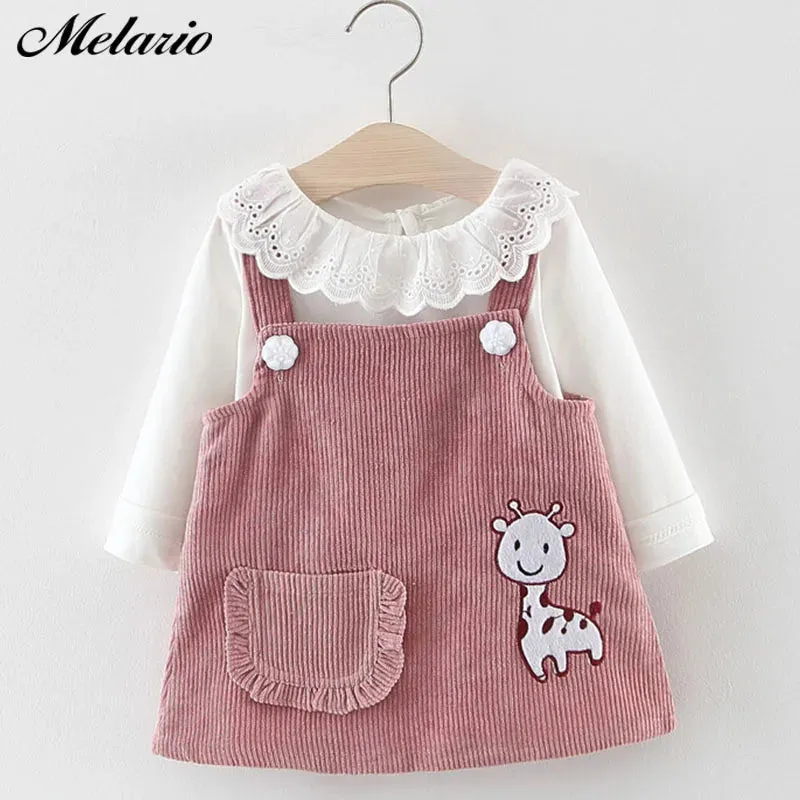 Melario Baby Girl Long Sleeve Dress