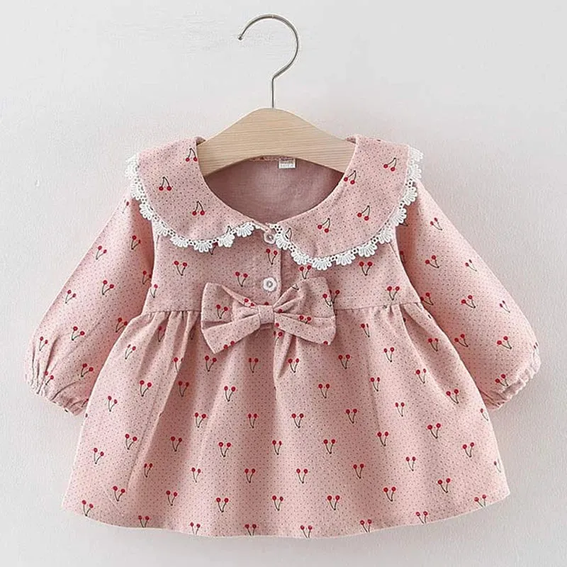 Melario Baby Girl Long Sleeve Dress