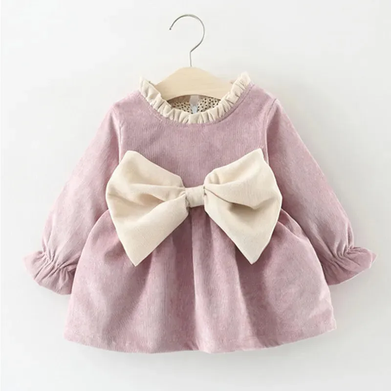 Melario Baby Girl Long Sleeve Dress