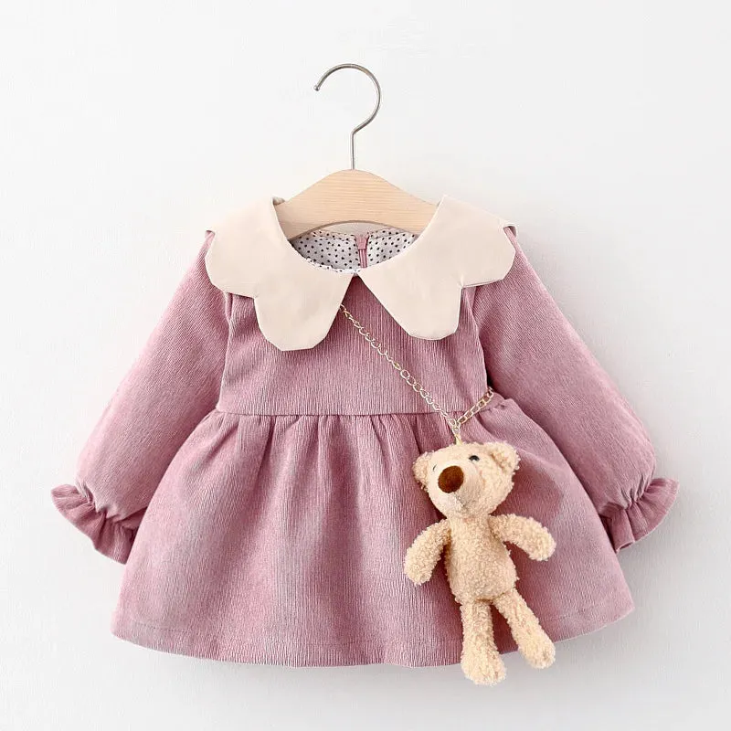 Melario Baby Girl Long Sleeve Dress