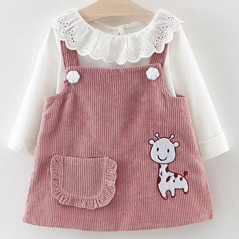 Melario Baby Girl Long Sleeve Dress