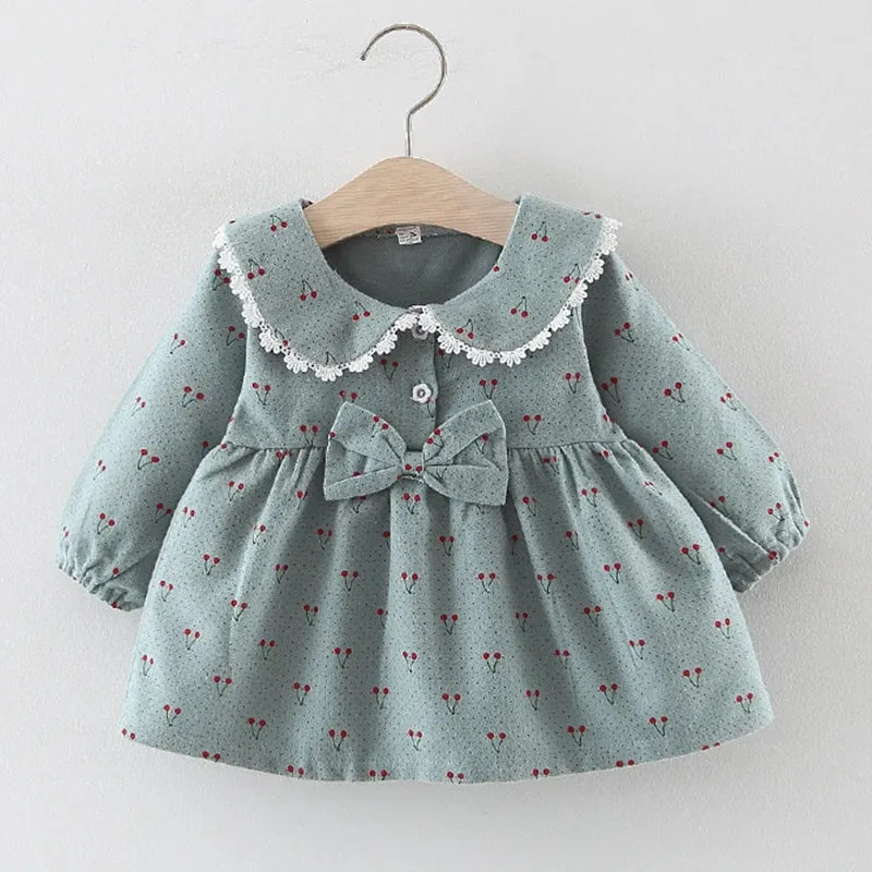 Melario Baby Girl Long Sleeve Dress