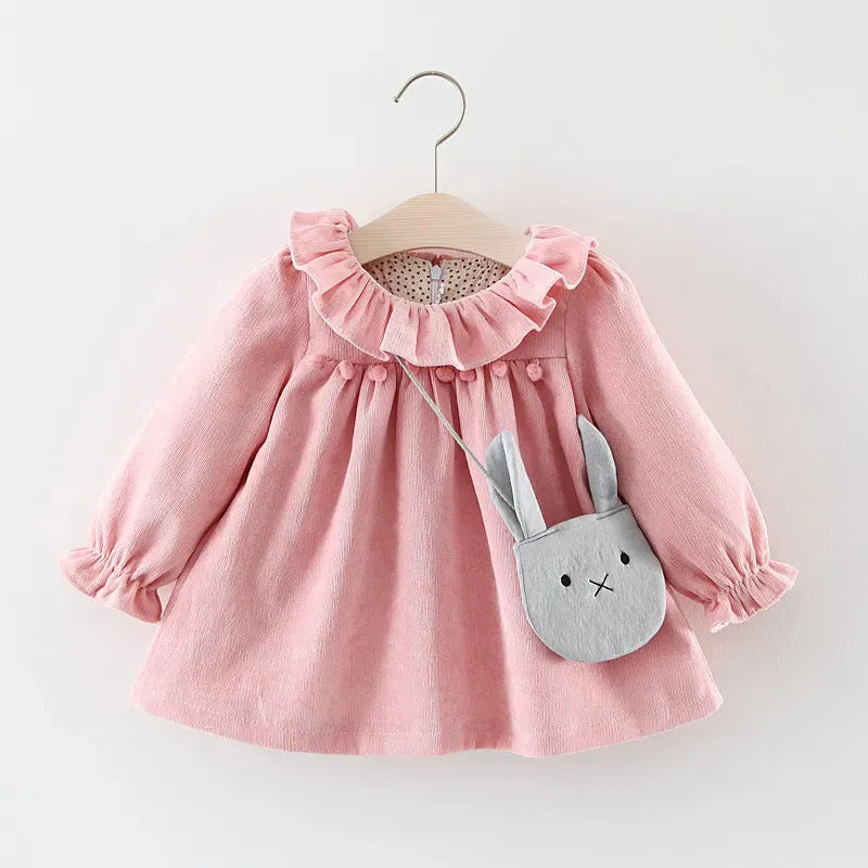 Melario Baby Girl Long Sleeve Dress
