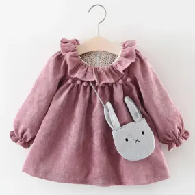 Melario Baby Girl Long Sleeve Dress