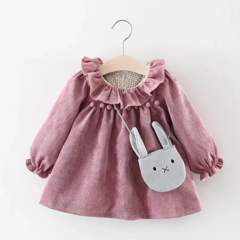 Melario Baby Girl Long Sleeve Dress